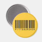 Pittsburgher Barcode Magneet (Voorkant / Achterkant)