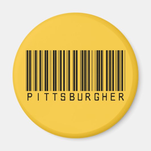 Pittsburgher Barcode Magneet (Voorkant)