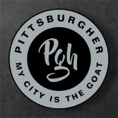 Pittsburgher Grey Pgh Yinz Retro Yinzer T-shirt