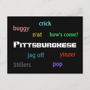 Pittsburghese Briefkaart