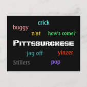 Pittsburghese Briefkaart (Voorkant)