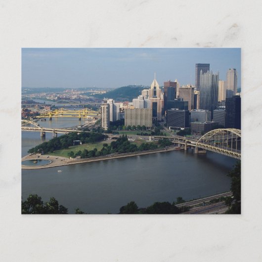 Pittsburgh's Golden Triangle, Pennsylvania, VS Briefkaart (Voorkant)