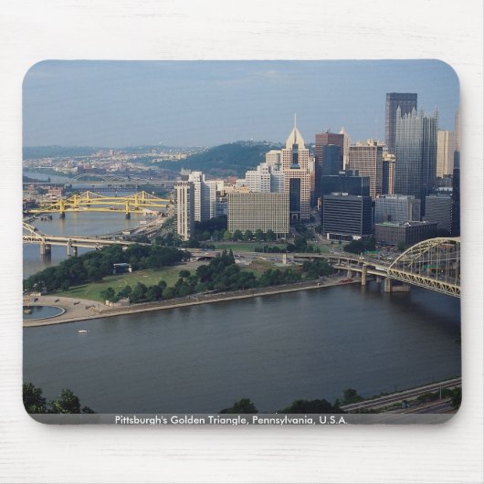 Pittsburgh's Golden Triangle, Pennsylvania, VS Muismat (Voorkant)