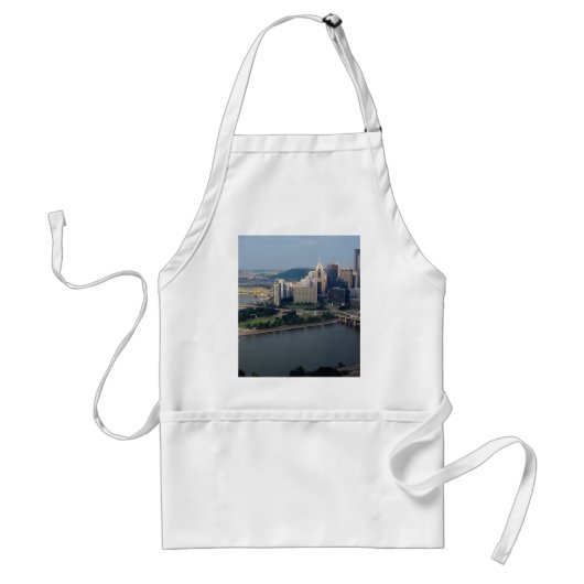 Pittsburgh's Golden Triangle, Pennsylvania, VS Standaard Schort (Voorkant)