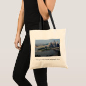 Pittsburgh's Golden Triangle, Pennsylvania, VS Tote Bag (Voorkant (product))