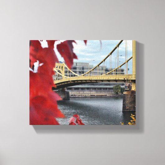 Pittsburgh's schoonheid canvas afdruk (Voorkant)