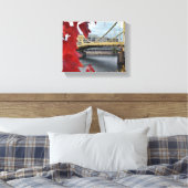 Pittsburgh's schoonheid canvas afdruk (Insitu (Slaapkamer))