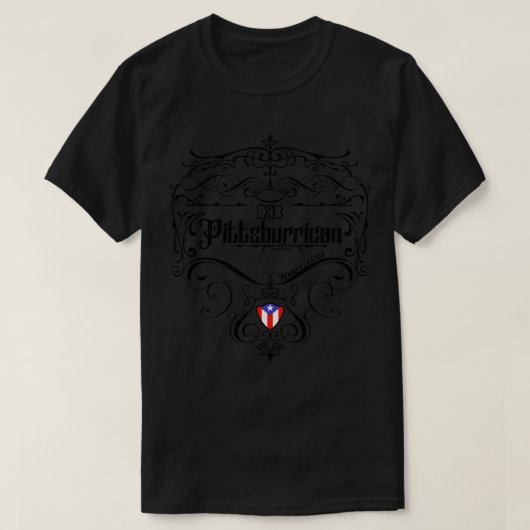 Pittsburrican Art deco T-shirt (Design voorkant)