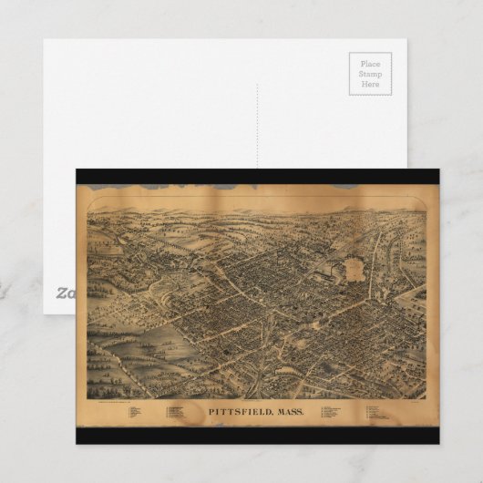 Pittsfield Massachusetts (1899) Briefkaart (Voorkant / Achterkant)