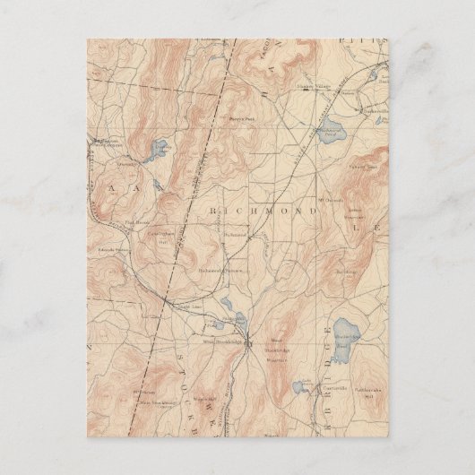 Pittsfield, Massachusetts Briefkaart (Voorkant)