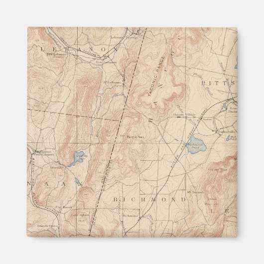 Pittsfield, Massachusetts Magneet (Voorkant)