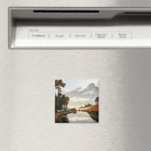 Pittsford op het Eriekanaal schilderij Magneet (Insitu (Vaatwasser))