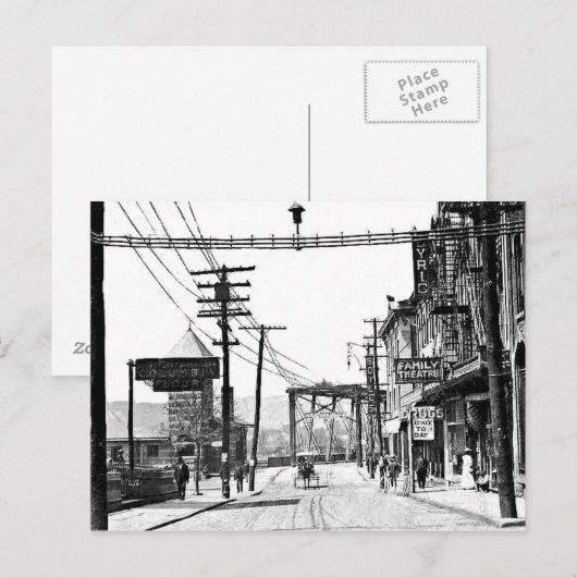 Pittston Pa. Briefkaart (Voorkant / Achterkant)