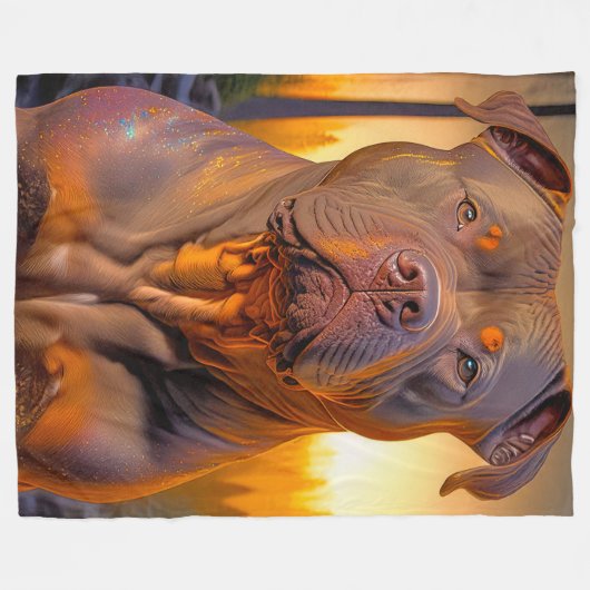 Pitty Panel 02 Fleece Deken (Voorkant (Horizontaal))