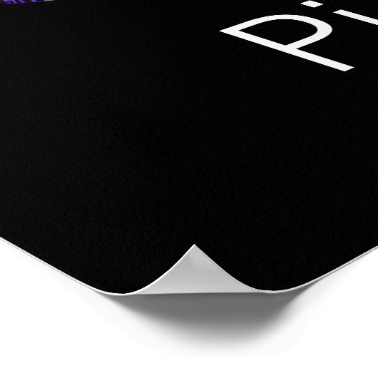 PiTunes ~ Funny Wiskunde en Music Geek Poster (Hoek)