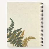 Pityrogramma chrysophylla varen notitieboek (Achterkant)