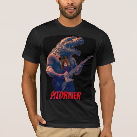 PitZillA en PitDriver Leeuw Logo OG T-shirt (Voorkant)