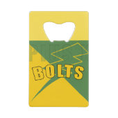 pius-X ontwerp op de middelbare school Creditkaart Flessenopener (Voorkant)