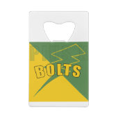 pius-X ontwerp op de middelbare school Creditkaart Flessenopener (Achterkant)