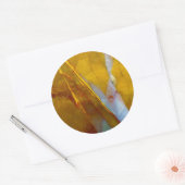 Piute-jaspis Ronde Sticker (Envelop)