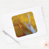 Piute-jaspis Vierkante Sticker (Envelop)