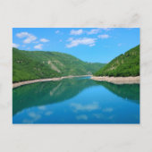 Piva-meer in het Montenegro-Briefkaart Briefkaart (Voorkant)