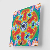 Pivitol Kaleidoscoop Vierkante Klok (Hoek)
