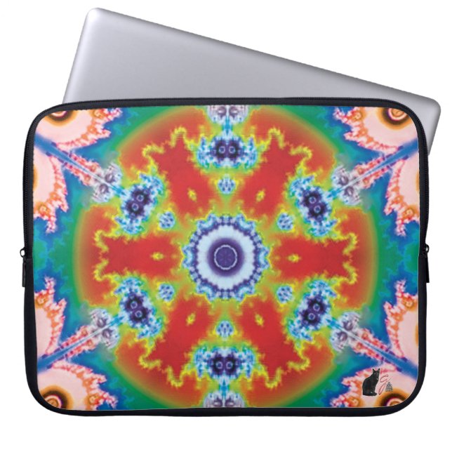 Pivitol Kaleidoscope-laptophoes Laptop Sleeve (Voorkant)