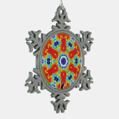 Pivitol Kaleidoscope Snowflake Ornament (Links)