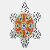 Pivitol Kaleidoscope Snowflake Ornament (Rechts)