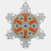 Pivitol Kaleidoscope Snowflake Ornament (Voorkant)