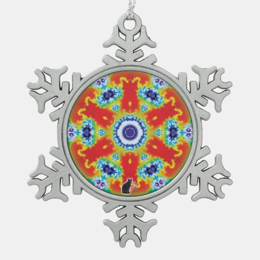 Pivitol Kaleidoscope Snowflake Ornament (Voorkant)
