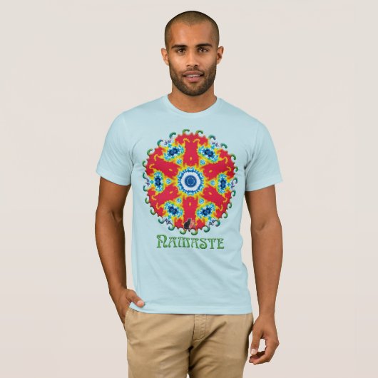 Pivitol Namaste Kaleidoscope T-Shirt (Voorkant volledig)