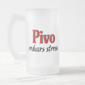 Pivo vermindert stress matglas bierpul (Links)