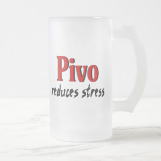 Pivo vermindert stress matglas bierpul