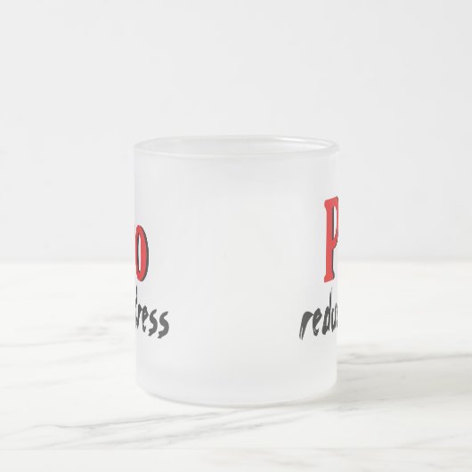 Pivo vermindert stress matglas koffiemok (Center)