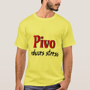 Pivo vermindert stress t-shirt