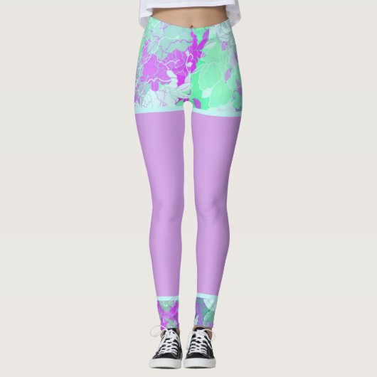 pivoïne leggings (Voorkant)