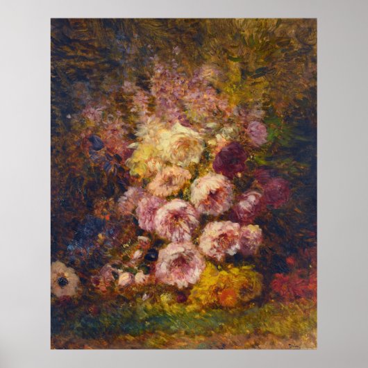 Pivoines – Félix Ziem Poster (Voorkant)