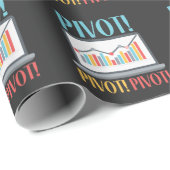 Pivot Analytics Finance Data Science Computer Cadeaupapier (Rol Hoek)