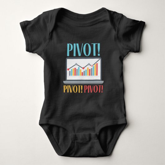 Pivot Analytics Finance Data Science Computer Romper (Voorkant)