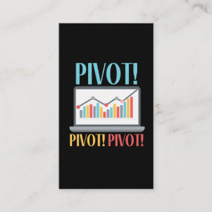 Pivot Analytics Finance Data Science Computer Visitekaartje