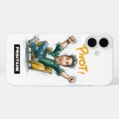 Pivot Cartoon iPhone 16/15 Case|Gift for Aries Case-Mate iPhone Case (Achterkant (horizontaal))