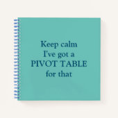 Pivot Table square notebook Notitieboek (Voorkant)