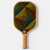 "Pivotal and Colorful"  Pickleball Paddle (Achterkant)