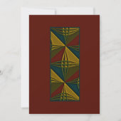 "Pivotal & Colorful" (Personalize) Flat Note Card Notitiekaartje (Voorkant)