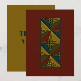 "Pivotal & Colorful" (Personalize) Flat Note Card Notitiekaartje