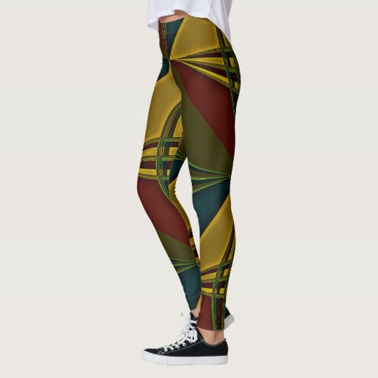 "Pivotal en kleurrijke" Leggings (Links)