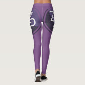 PIVX zPIV Leggings Paars (Achterkant)