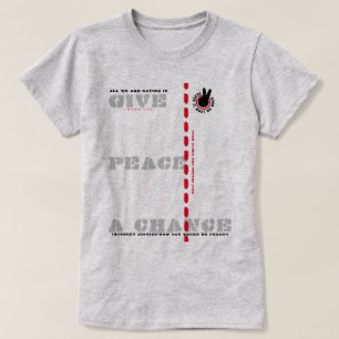 PIWNNED GEEF VREDE EEN KANS (PIWN) T-shirt